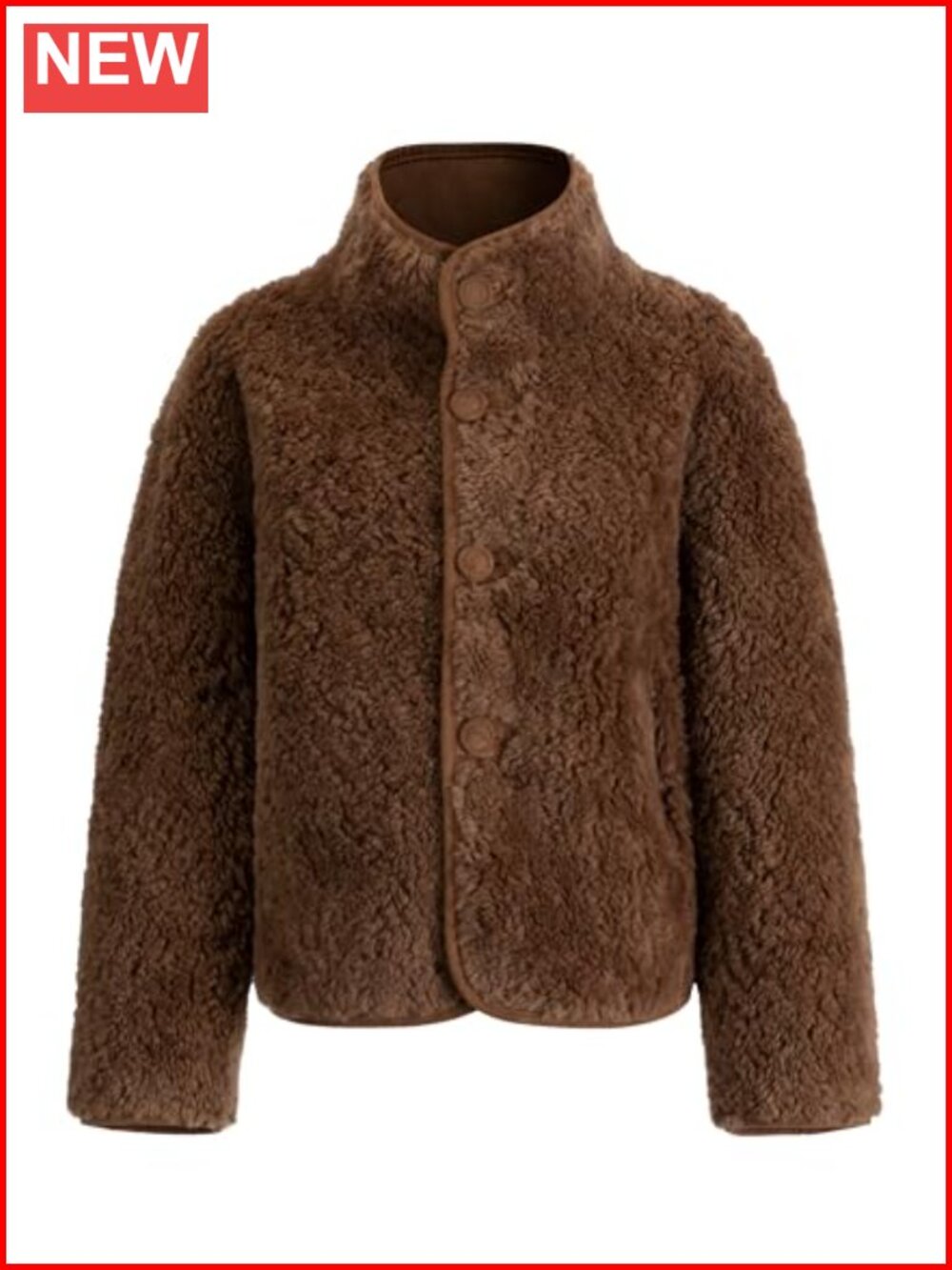 Faux Suede Reversible Jacket Faux Fur Lined Coat